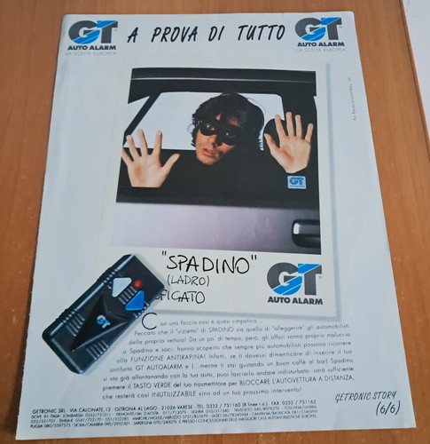 Pubblicità auto alarm - gt,